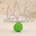 Letter Crown Rhinestone Tiara Crystal Girls Crowns For Party